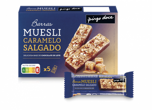 Barras de Muesli Sabor Caramelo Salgado