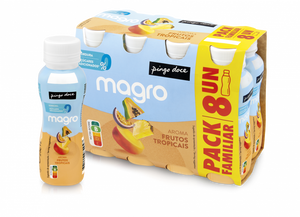 Iogurte Líquido Magro 00% Frutos Tropicais Pack 8
