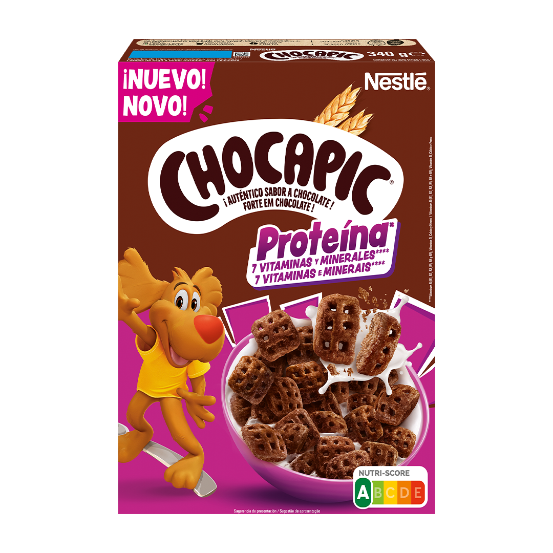 Cereais de Chocolate com Proteína