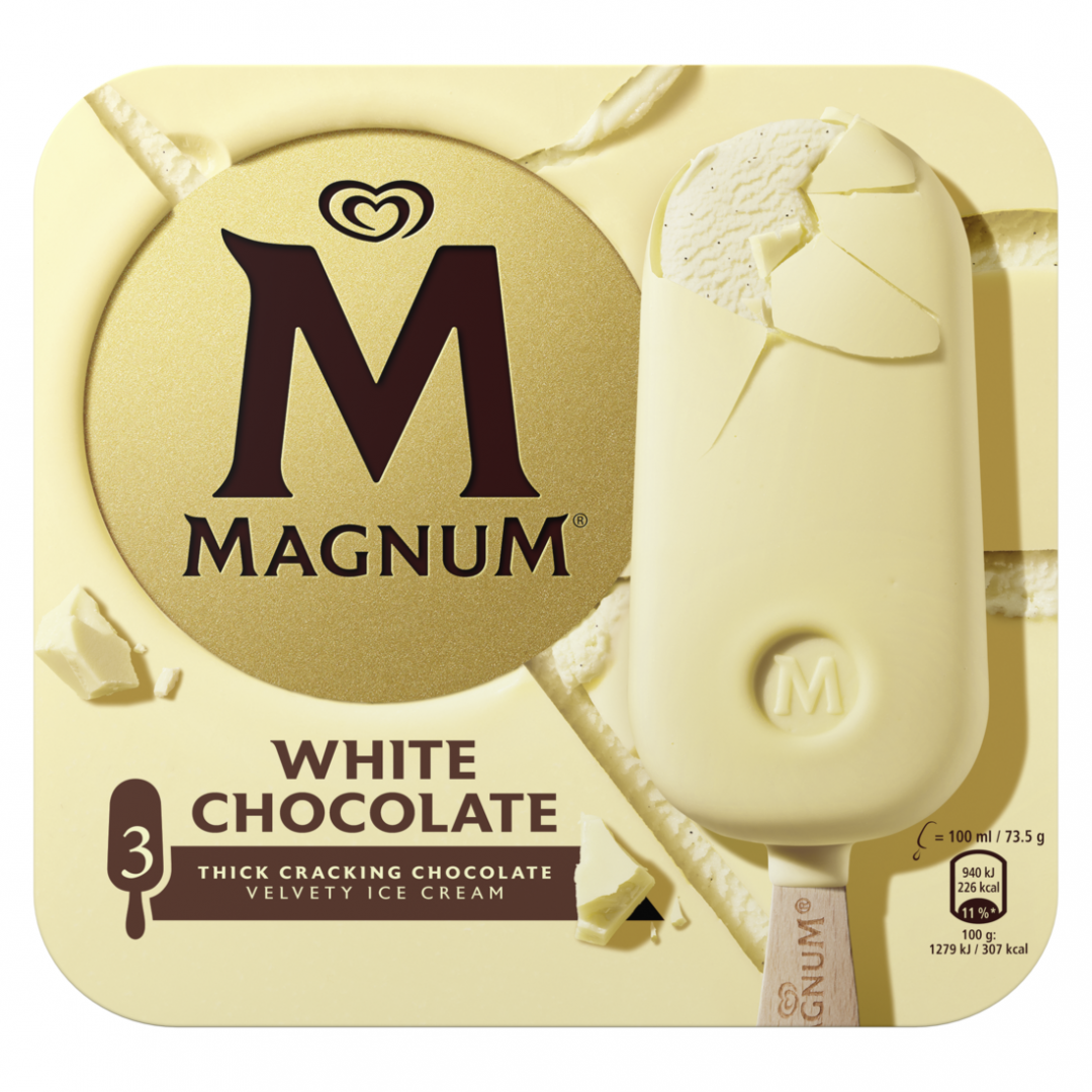 Gelados de Chocolate Branco