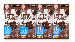 Leite com Chocolate sem Açúcar Pack 4