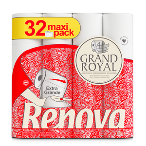 Papel Higiénico Grand Royal 4 Folhas 32 Rolos