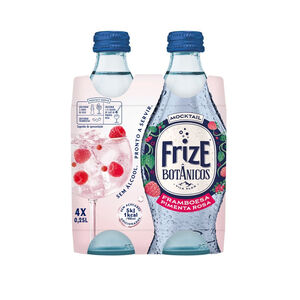 Água com Gás Mocktail Botânicos Framboesa e Pimenta Rosa Pack 4