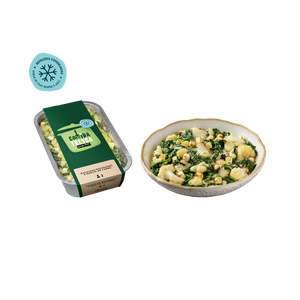Bacalhau com Espinafres e Queijo de Cabra Congelado
