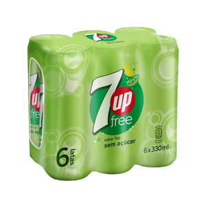 Refrigerante com Gás 7up Zero Pack 6