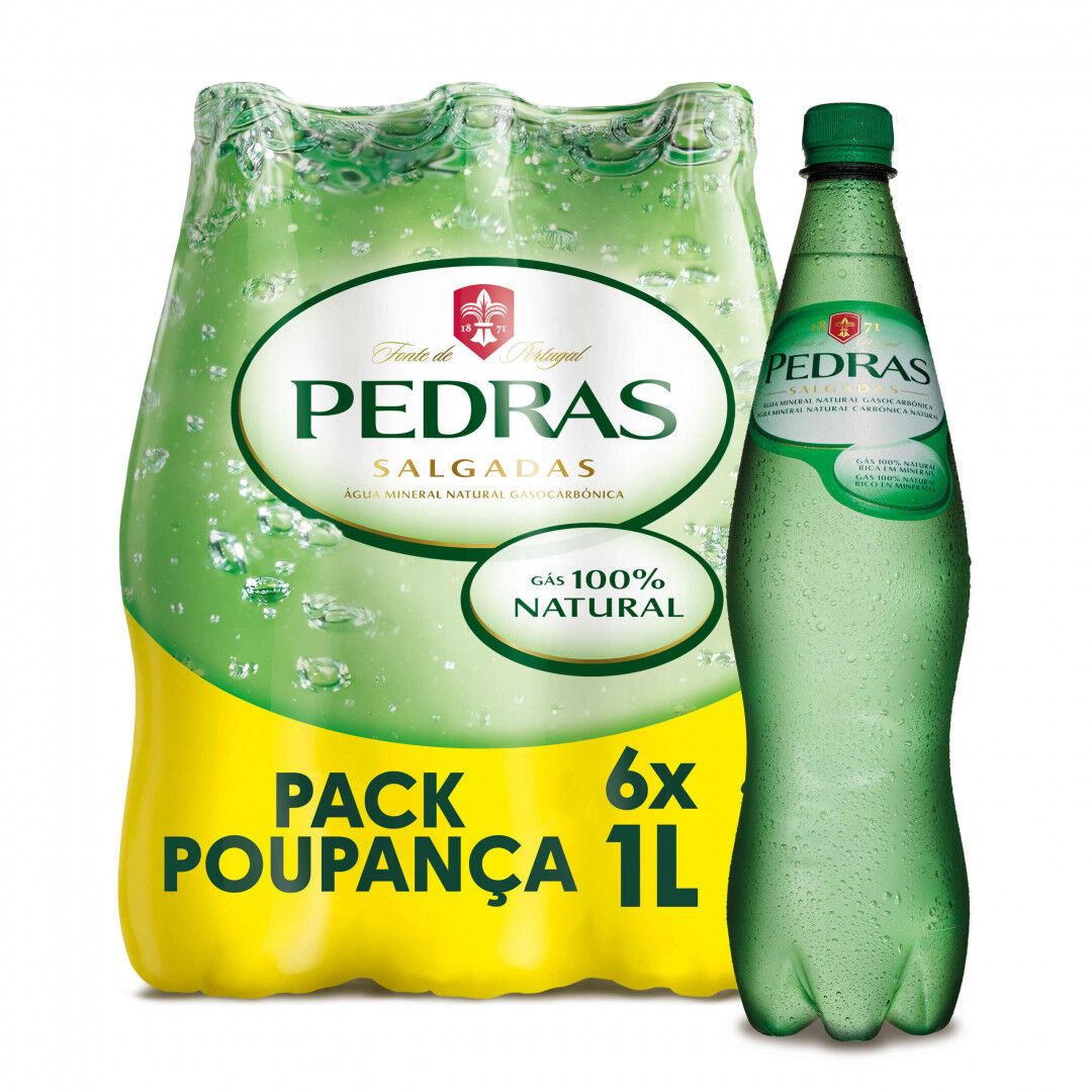 Água com Gás Pedras Pack 6
