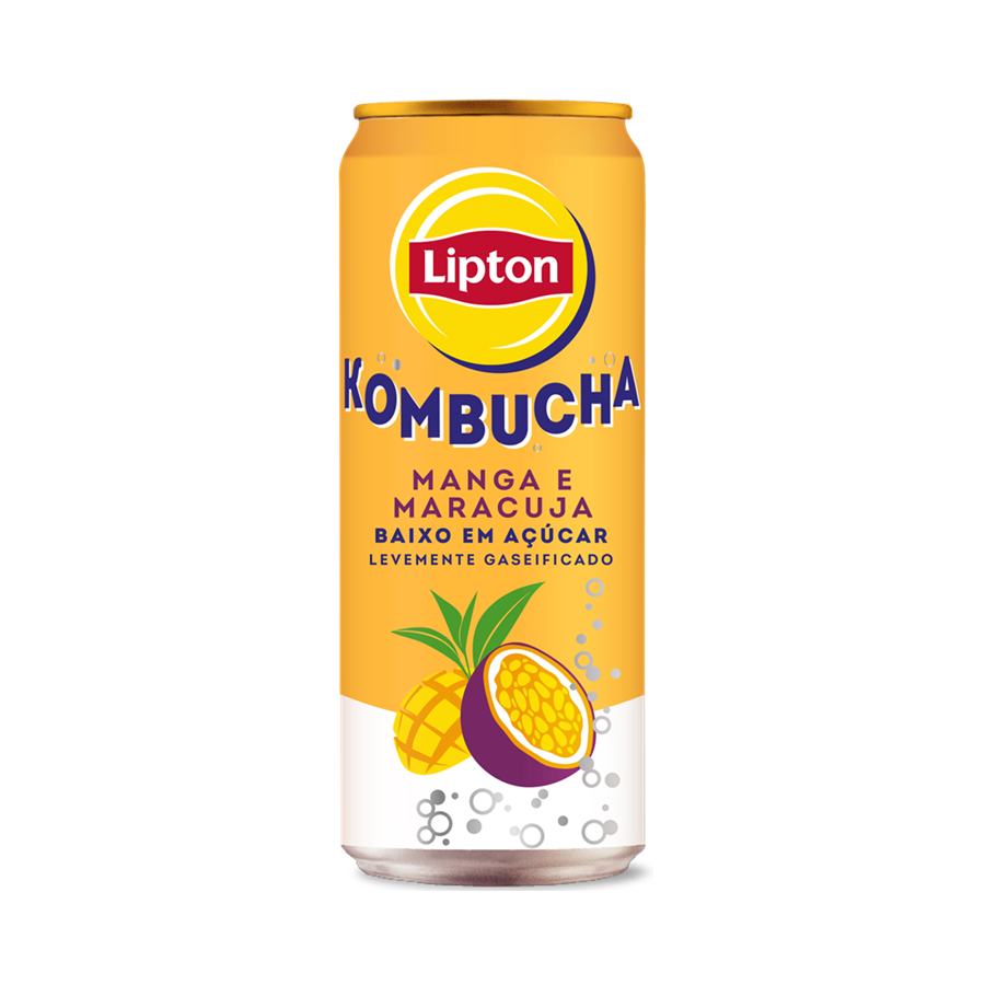 Kombucha de Manga e Maracujá