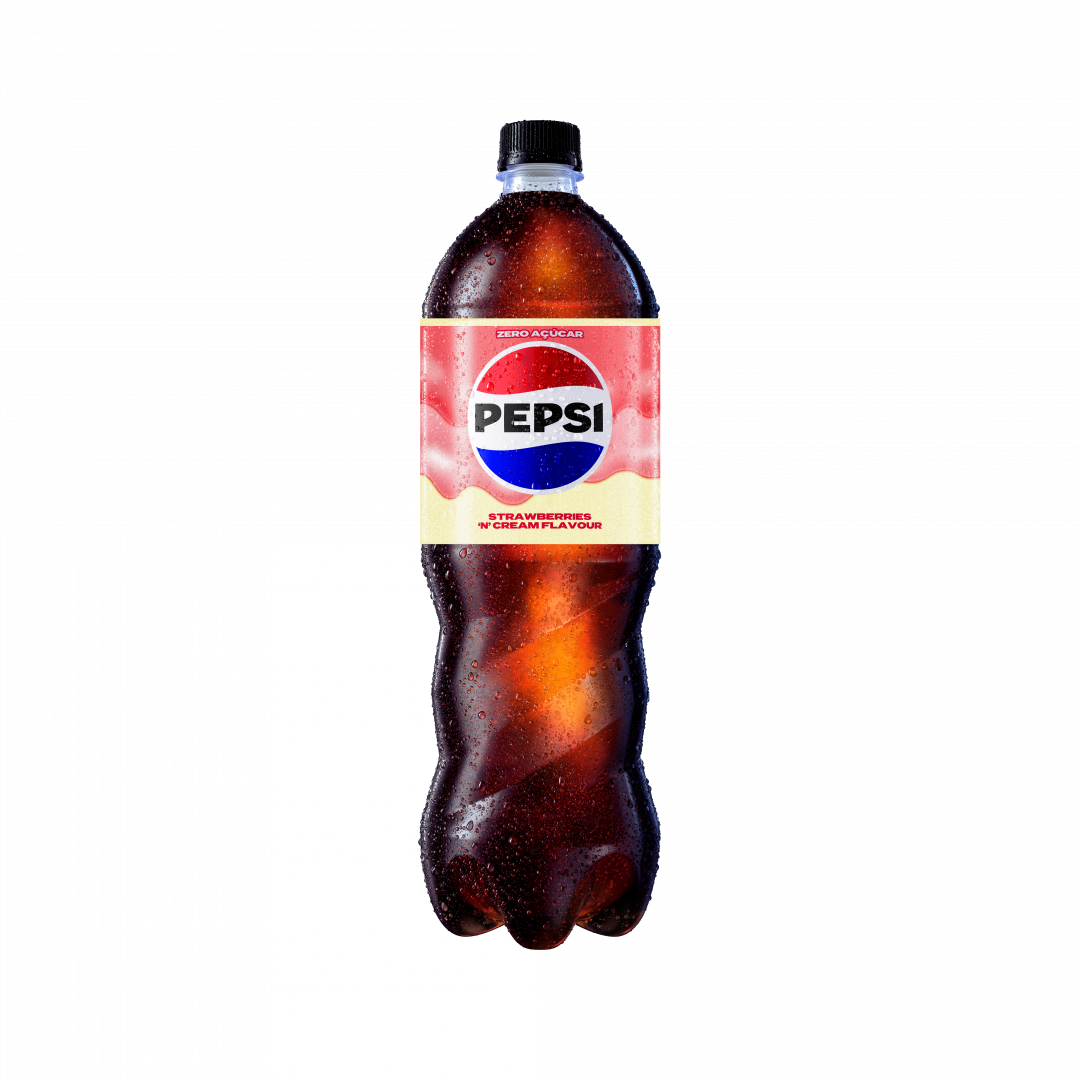 Pepsi Refrigerante com Gás Zero Strawberries 'N' Cream, 1L