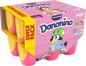 Iogurte Queijinho Petit de Morango e Banana Pack 12
