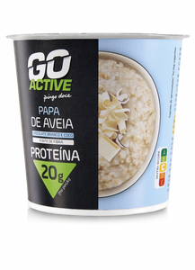 Papa de Aveia com Chocolate Branco e Coco
