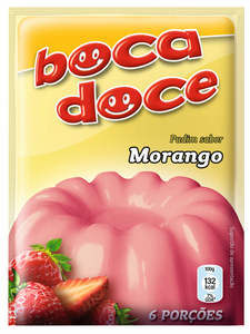 Pudim de Morango