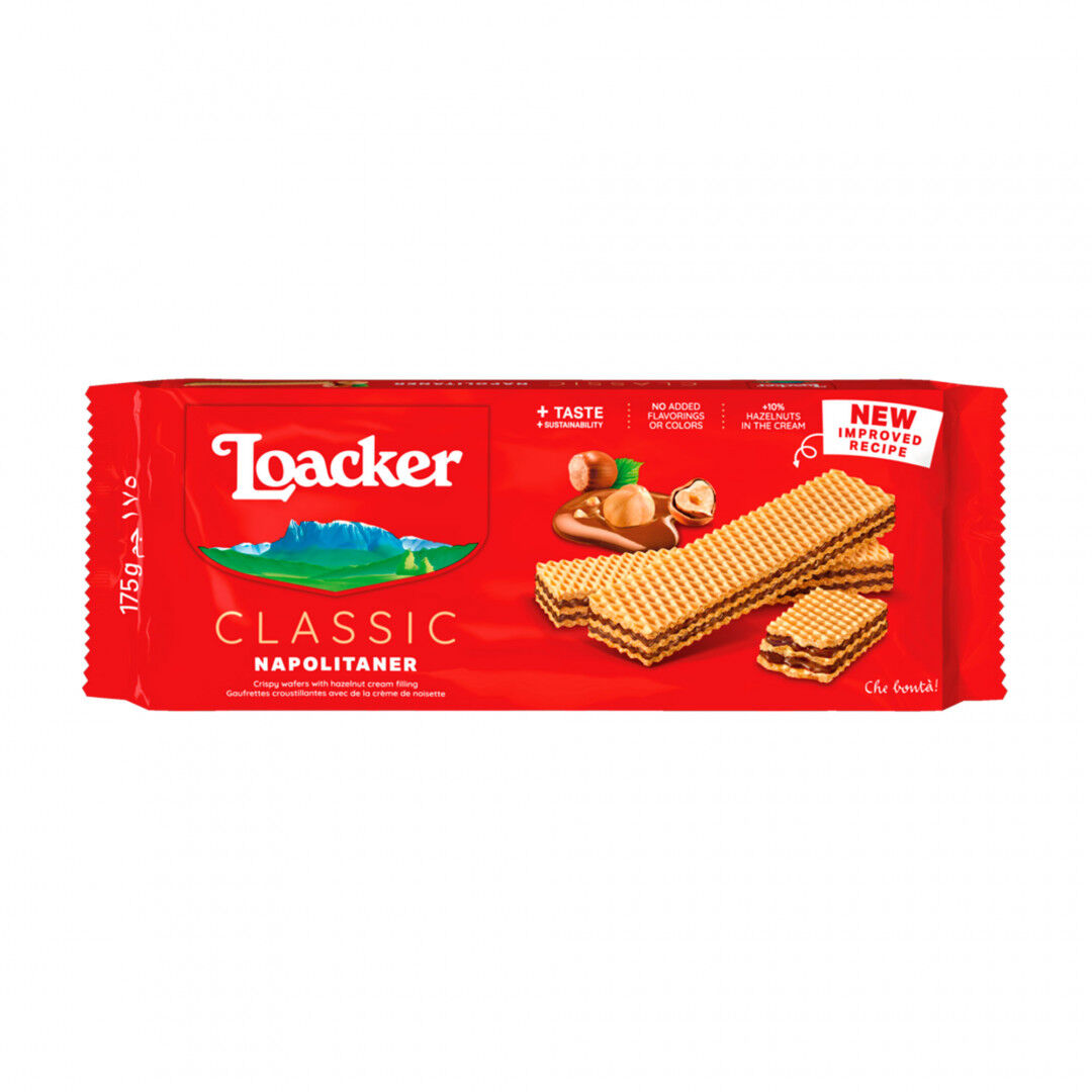 Bolachas Wafers Chocolate e Avelã