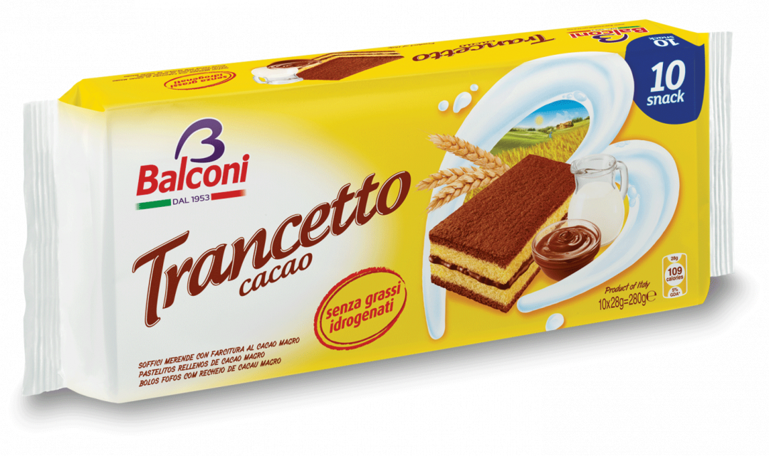 Bolo Snack com Cacau Trancetto