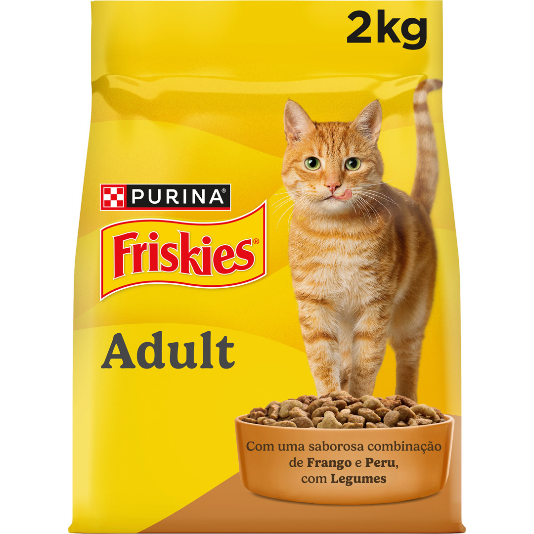 Comida Seca para Gato com Frango e Peru