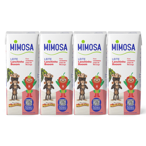 Leite Aromatizado com Morango Pack 4
