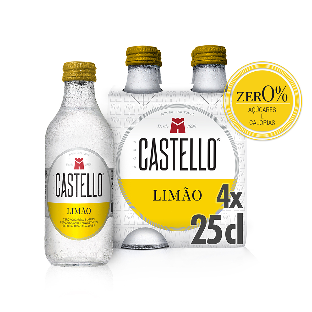 Água com Gás Limão Pack 4