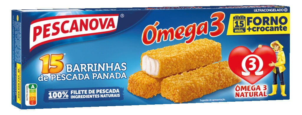 Barrinhas de Pescada Congeladas