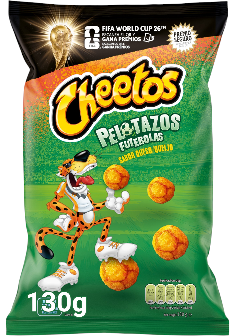 Snacks Cheetos Futebolas Queijo