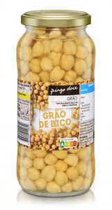 Grão de Bico Cozido em Frasco