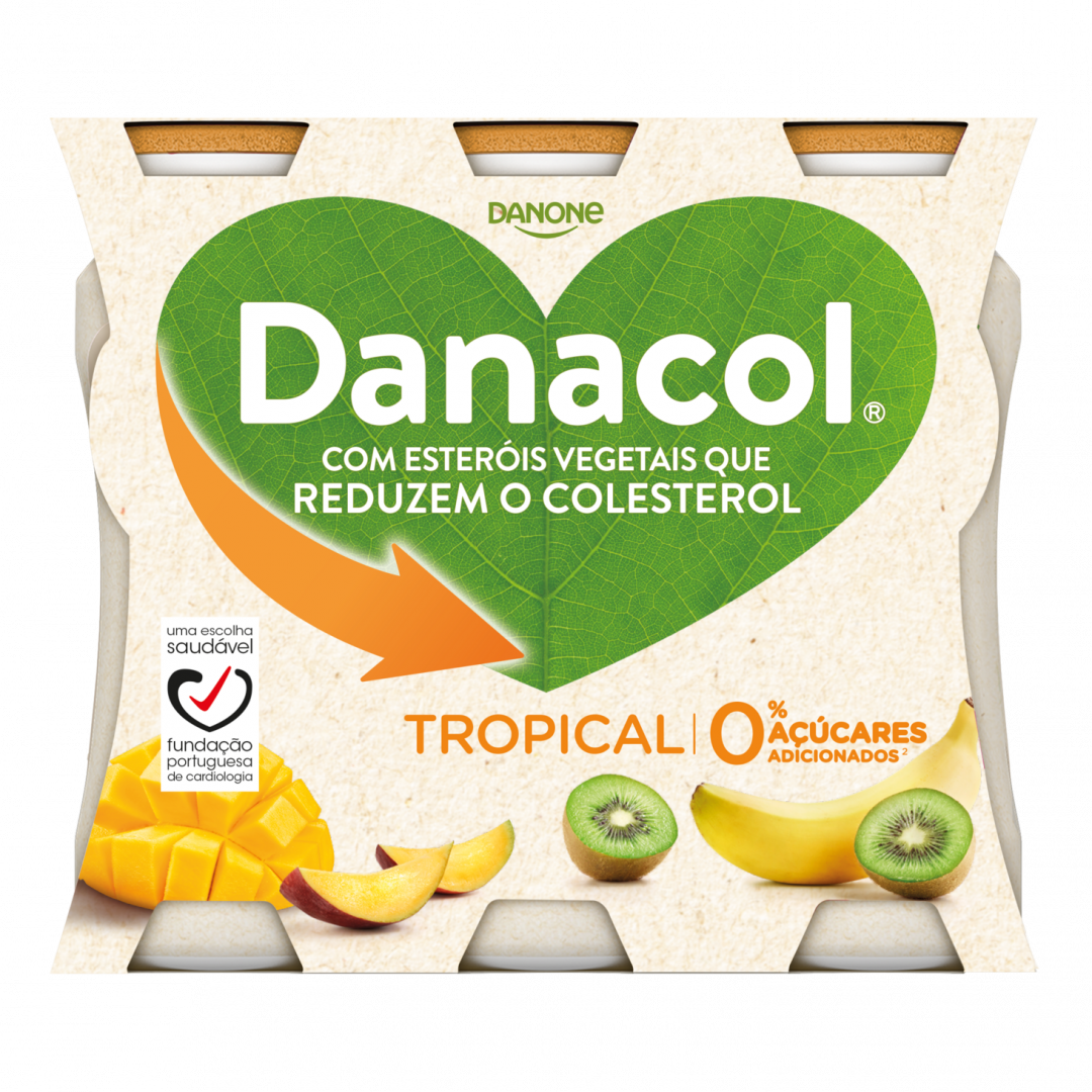 Iogurte Líquido Reduz Colesterol Tropical Pack 6
