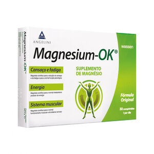 Suplemento Alimentar de Magnésio 30 Comprimidos