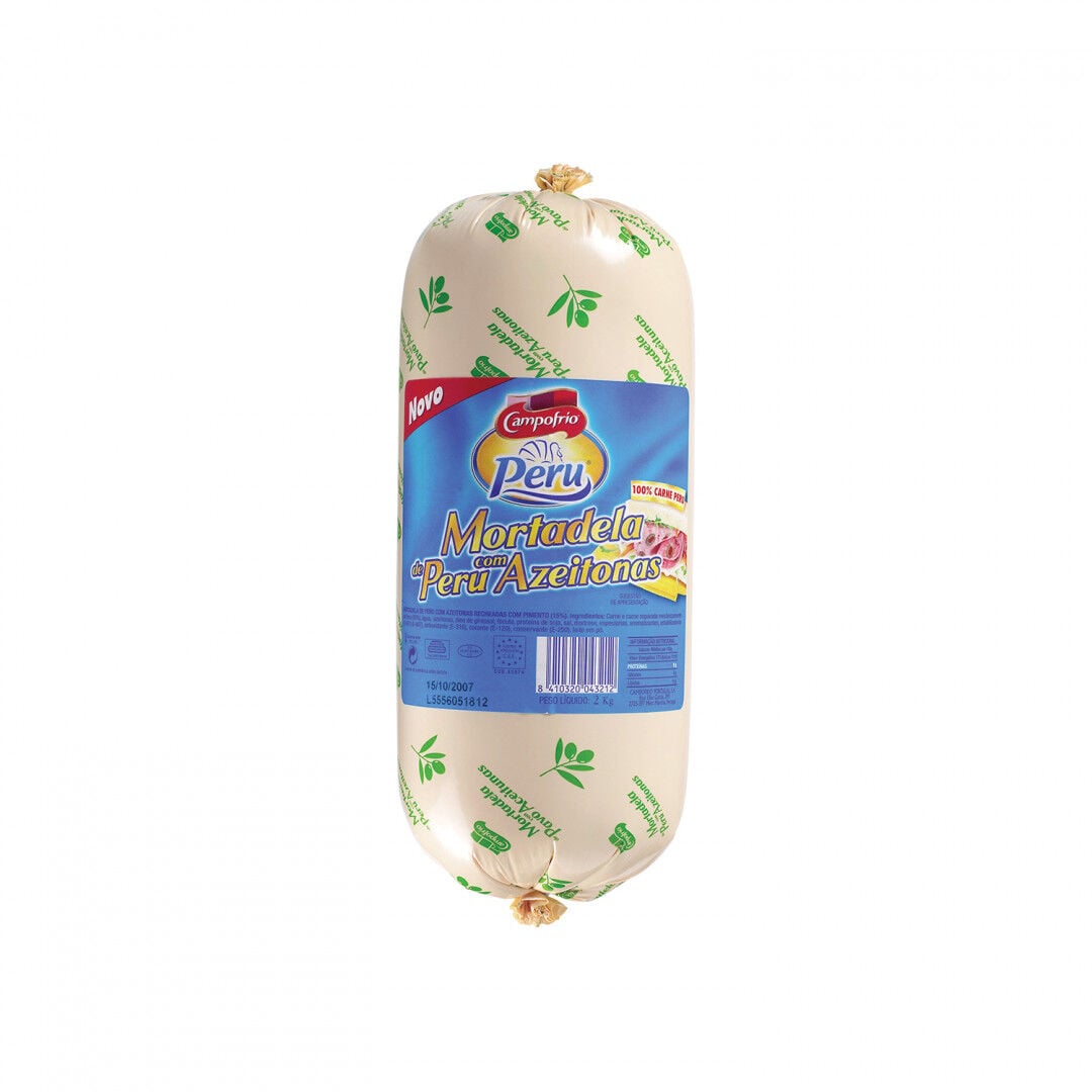 Mortadela de Peru com Azeitonas (fatiado ao Balcão)