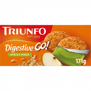 Bolachas com Aveia e Maçã Digestive Go