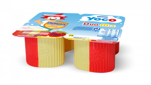 Iogurte Queijinho de Morango e Baunilha Pack 4