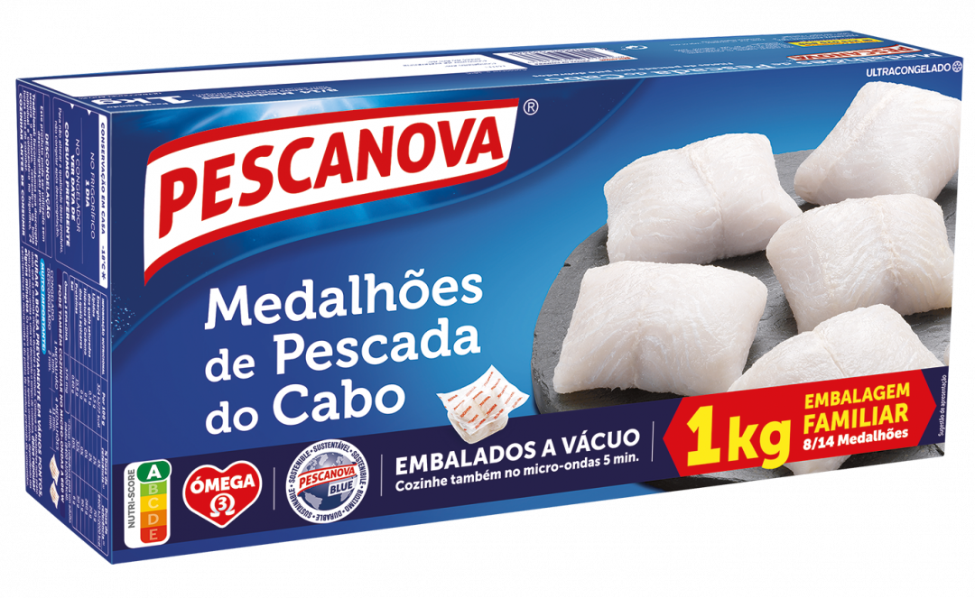 Medalhões de Pescada do Cabo Congelados