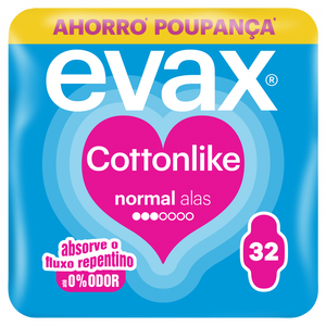Pensos Higiénicos Cottonlike Normal com Abas