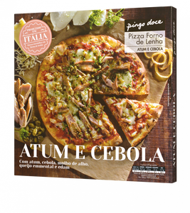 Pizza de Atum e Cebola Forno de Lenha