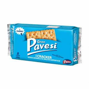 Bolachas Crackers sem Sal na Superfície