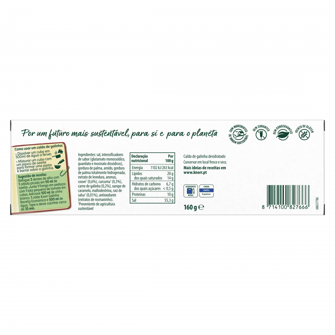 Caldo de Galinha Eco 16 Cubos