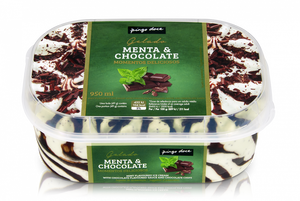 Gelado Menta e Chocolate