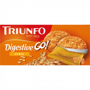 Bolachas com Aveia Digestive Go