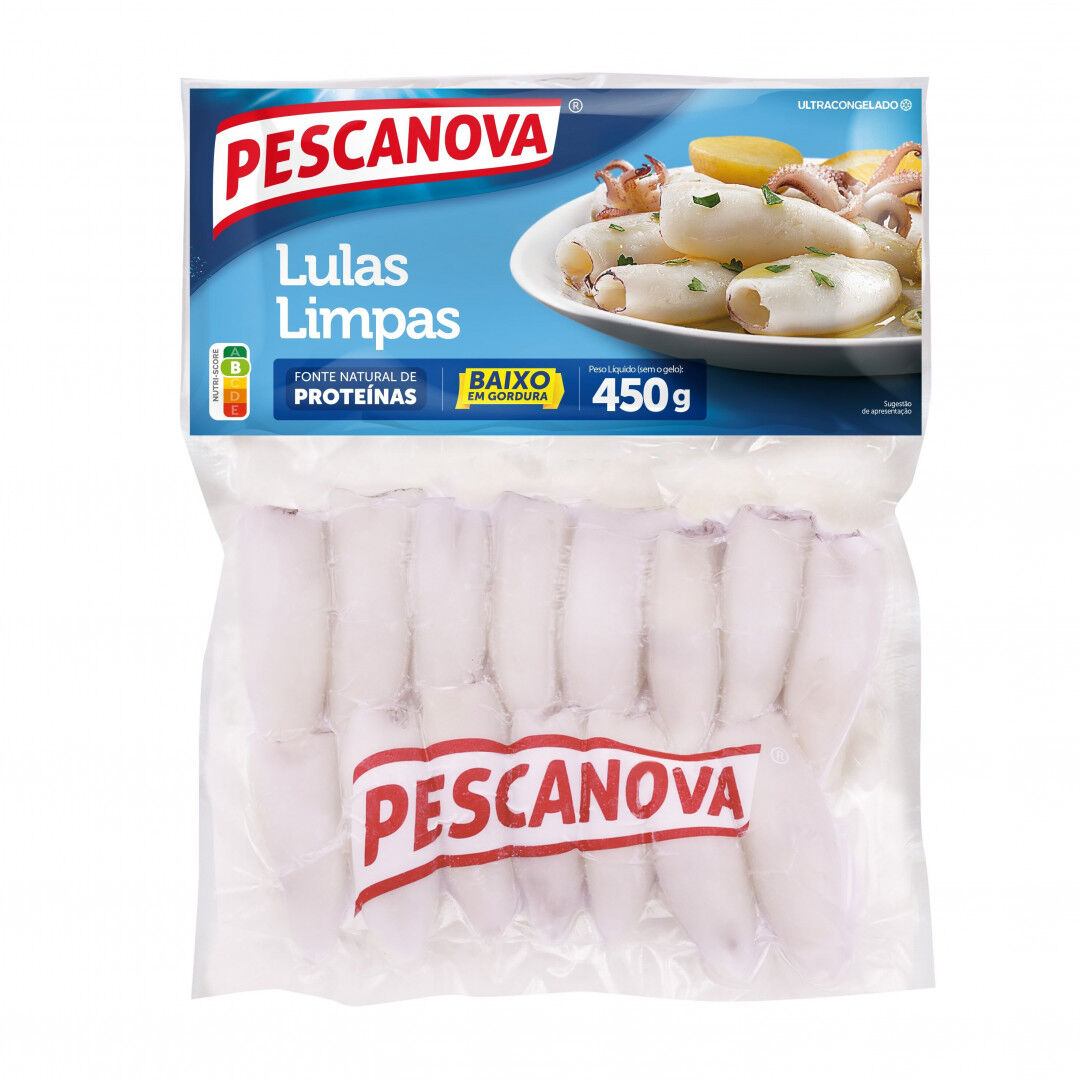 Lulas Limpas Congeladas