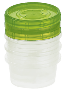 Conjunto 4 Caixas Herméticas Para líquidos 0,4l