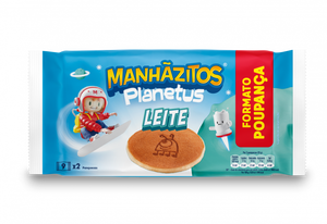 Bolo Manhãzitos Planetus Leite