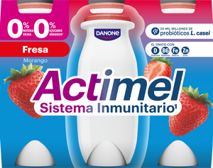 Iogurte Líquido Magro Defesas Morango Pack 6