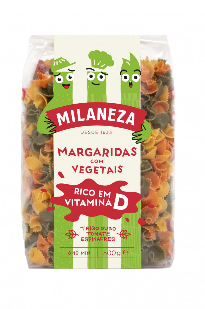 Massa Margaridas com Vegetais