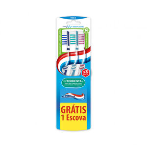 Escovas de Dentes Interdental Médias 2+1 Grátis