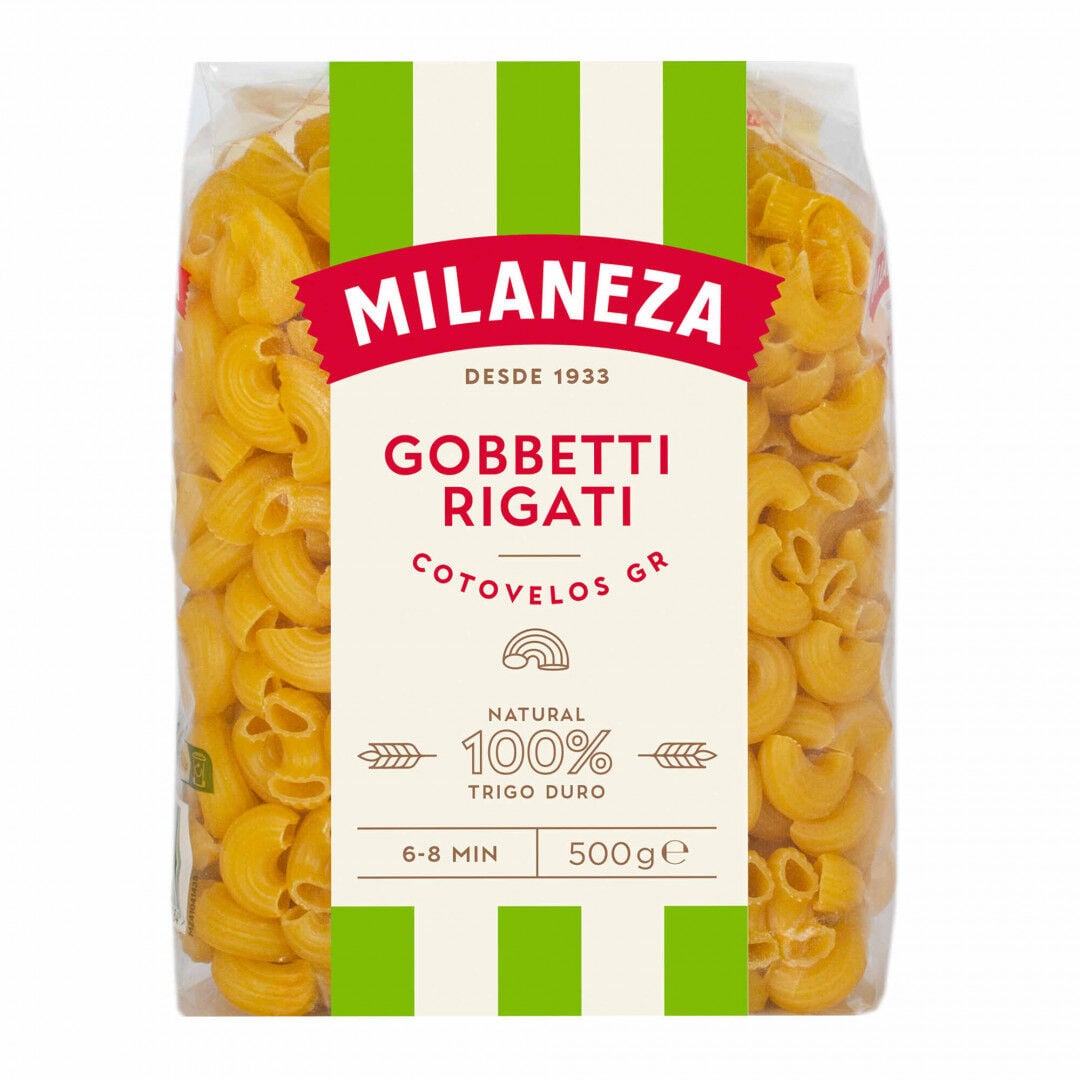Massa Cotovelos Grandes Riscados