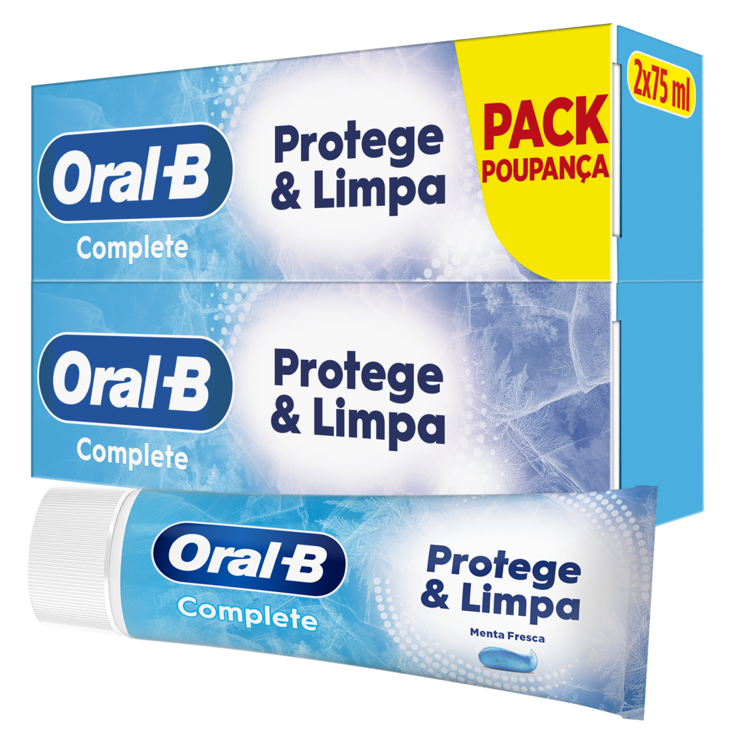 Pasta de Dentes Complete Protege & Limpa Pack 2