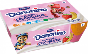 Iogurte Queijinho de Morango e Banana Pack 6