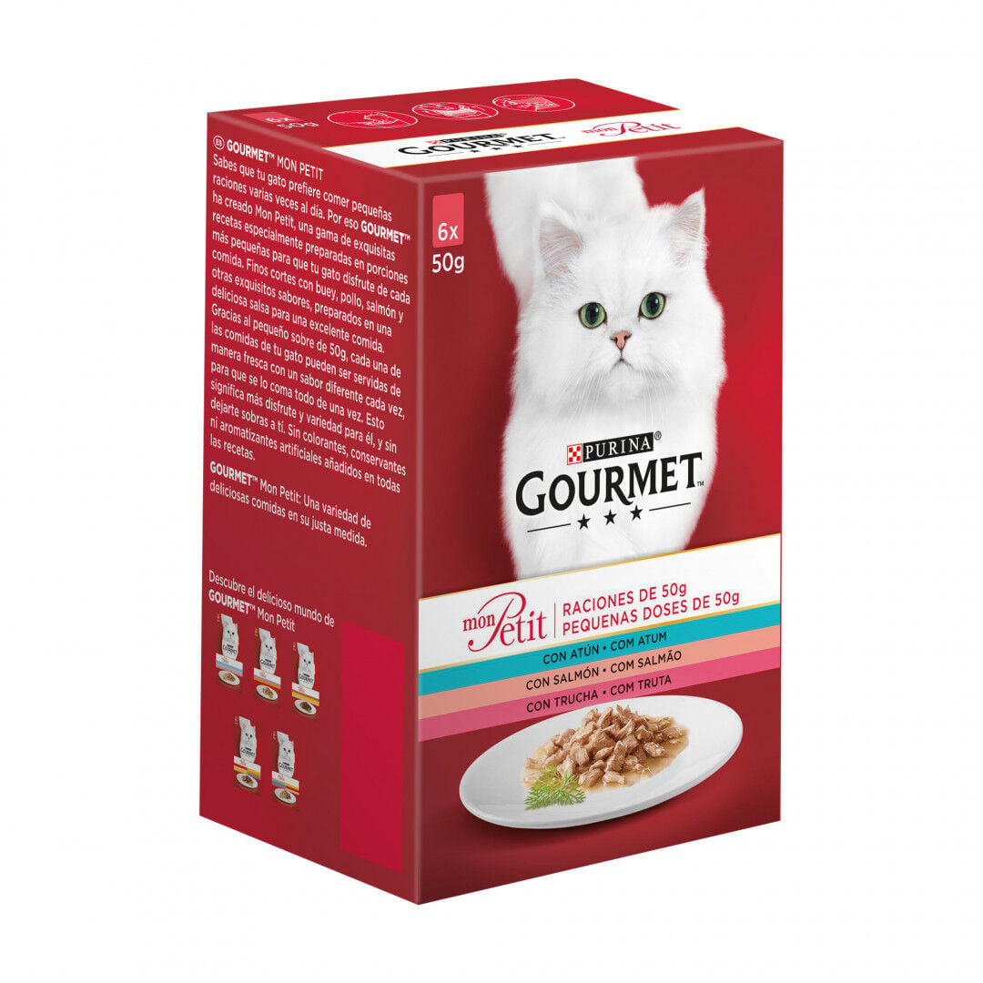 Comida Húmida para Gato Mon Petit com Peixe