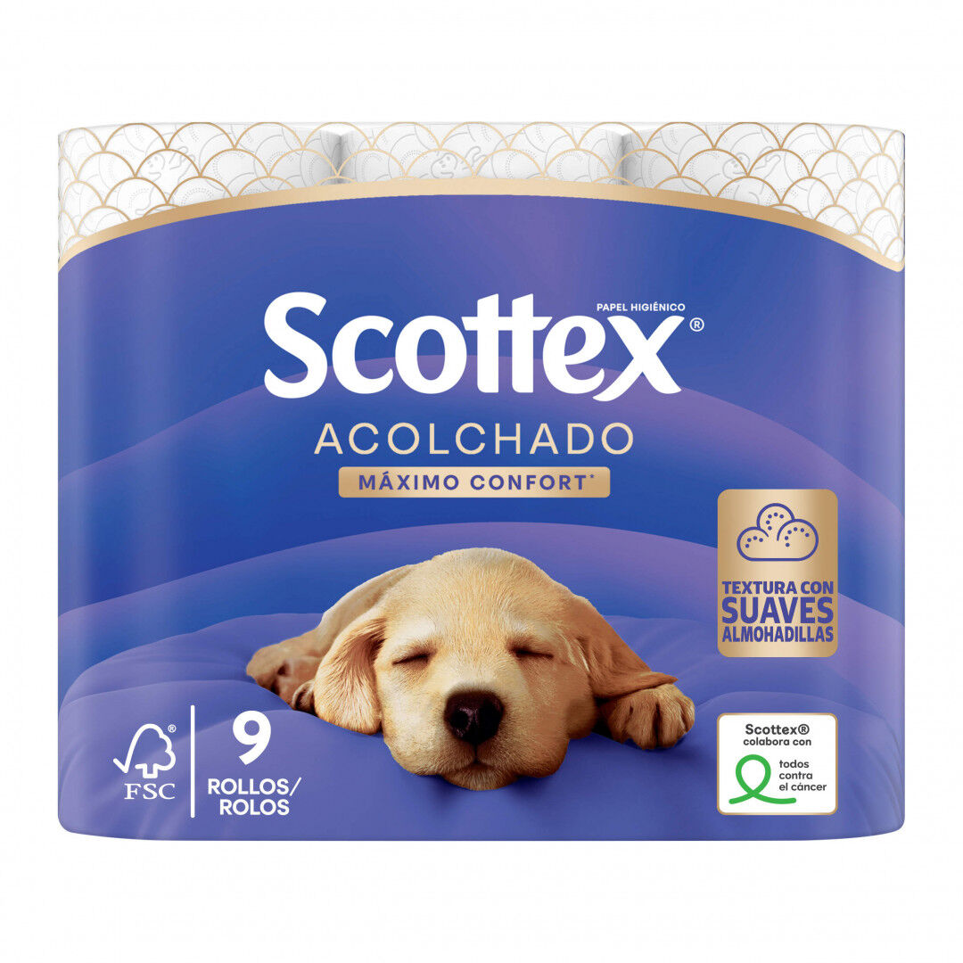 Papel Higiénico Acolchoado 3 Folhas 9 Rolos