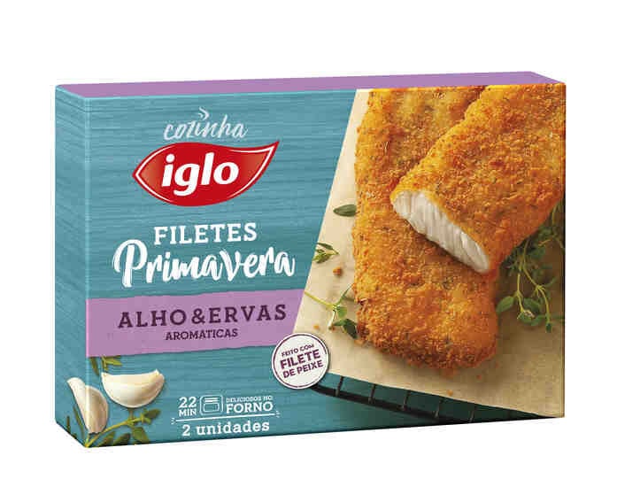 Filetes Primavera com Alho e Ervas Aromáticas Congelados