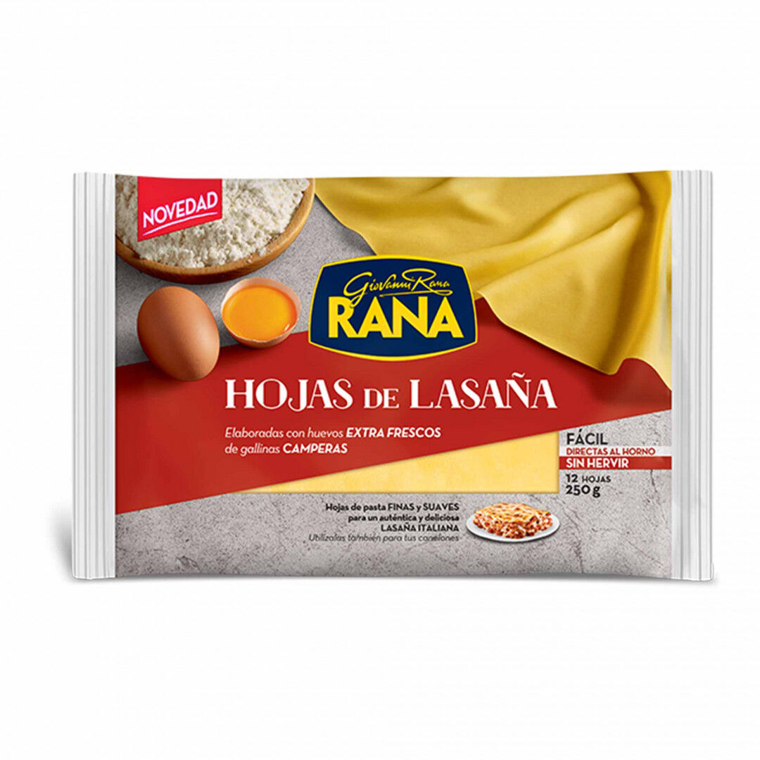 Folhas de Massa Fresca para Lasanha