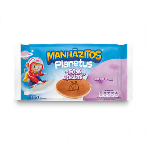 Bolo Manhãzitos Planetus -50% Açúcares