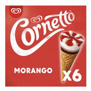 Gelado Cone de Morango